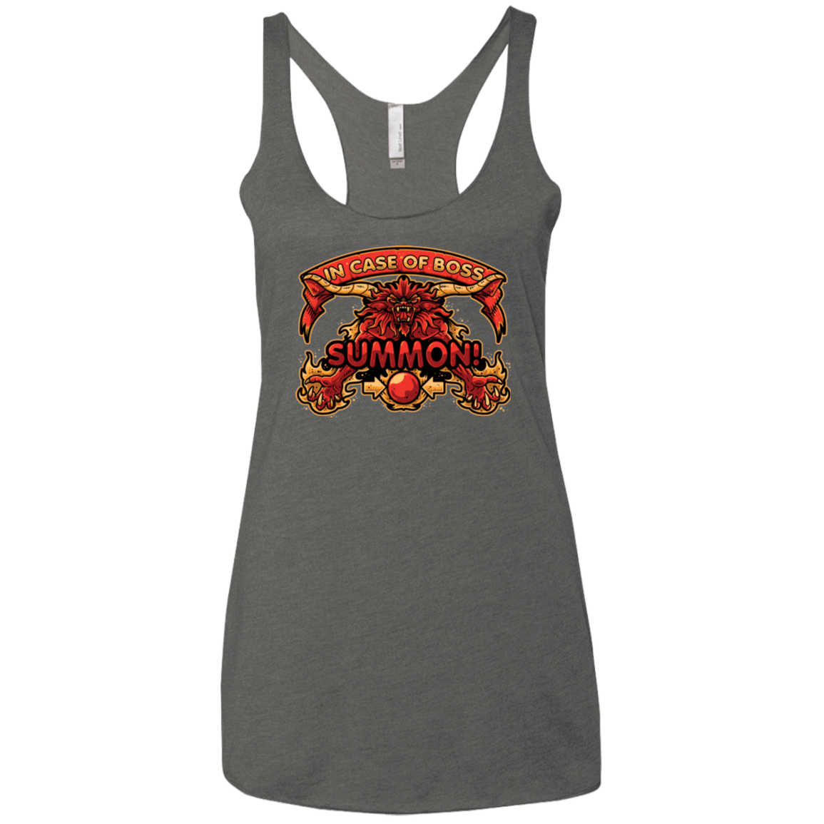 T-Shirts Premium Heather / X-Small SUMMON Women's Triblend Racerback Tank