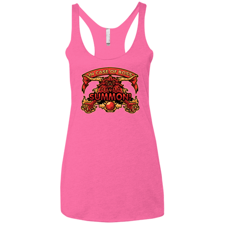 T-Shirts Vintage Pink / X-Small SUMMON Women's Triblend Racerback Tank