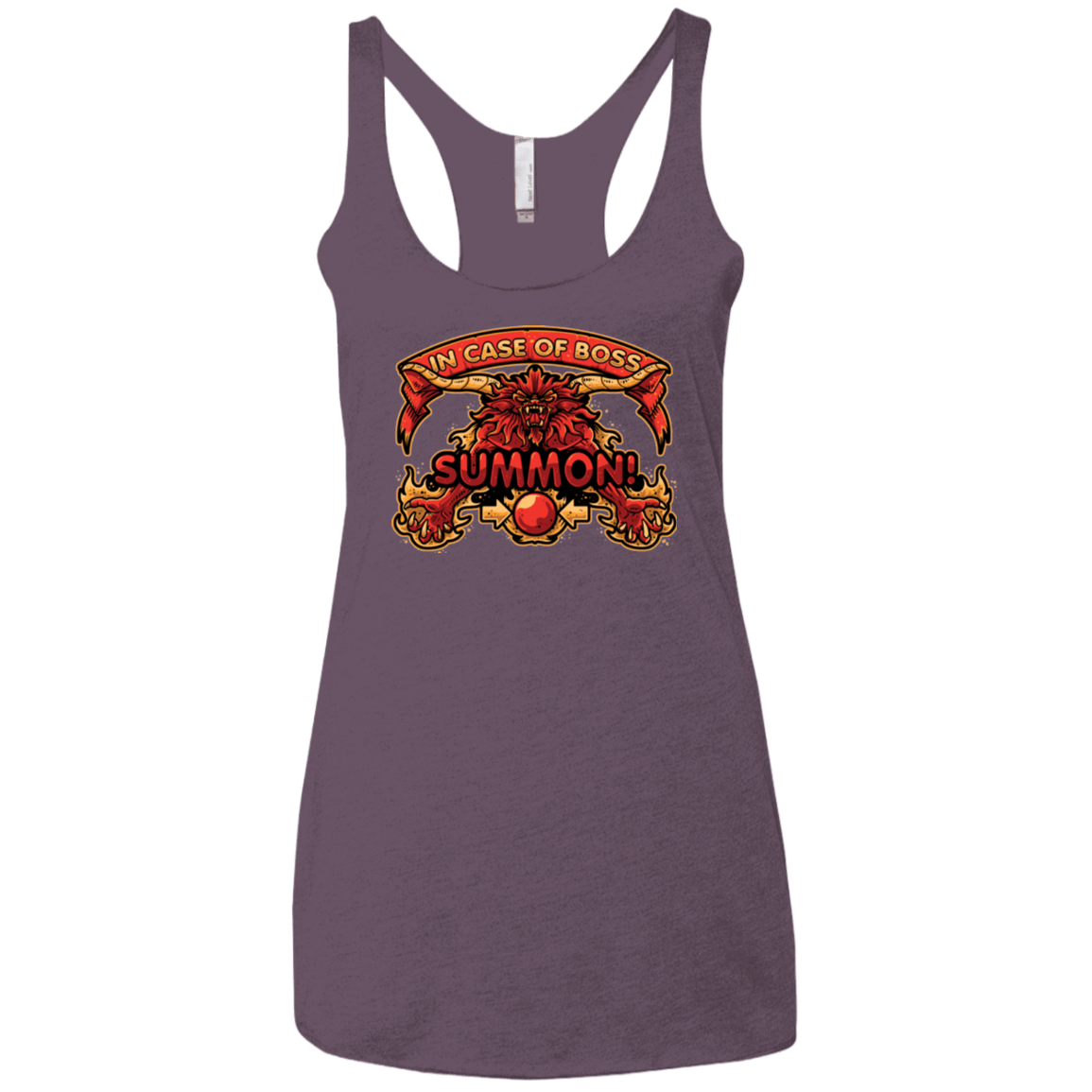 T-Shirts Vintage Purple / X-Small SUMMON Women's Triblend Racerback Tank