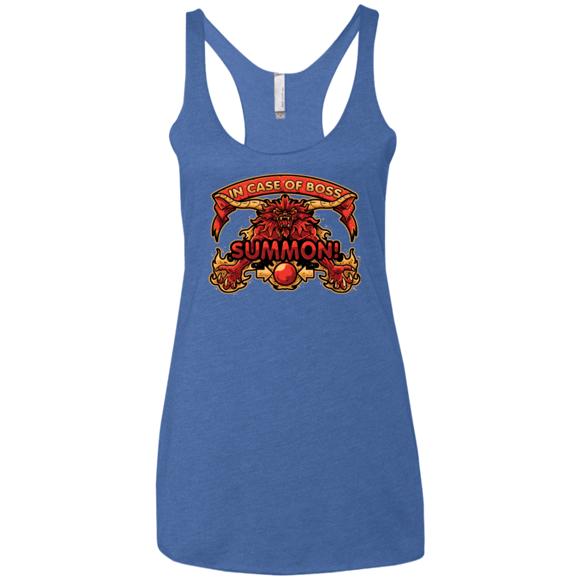 T-Shirts Vintage Royal / X-Small SUMMON Women's Triblend Racerback Tank