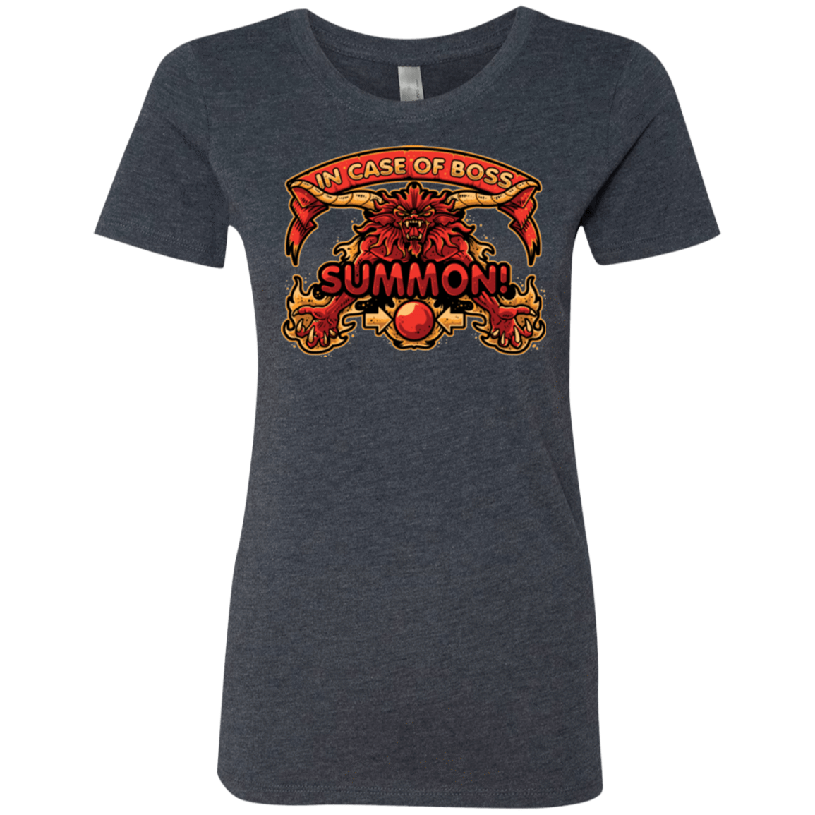 T-Shirts Vintage Navy / Small SUMMON Women's Triblend T-Shirt