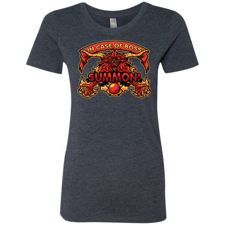 T-Shirts Vintage Navy / Small SUMMON Women's Triblend T-Shirt