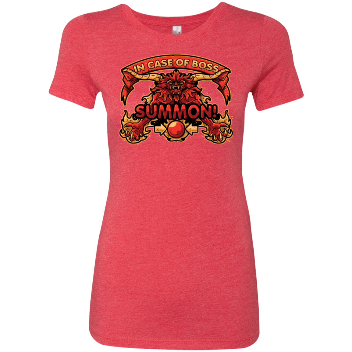 T-Shirts Vintage Red / Small SUMMON Women's Triblend T-Shirt