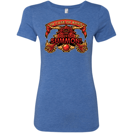 T-Shirts Vintage Royal / Small SUMMON Women's Triblend T-Shirt