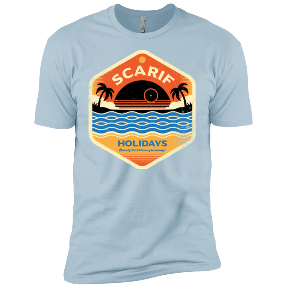 T-Shirts Light Blue / YXS Sun Sea & Space Stations Boys Premium T-Shirt