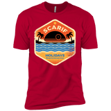 T-Shirts Red / YXS Sun Sea & Space Stations Boys Premium T-Shirt