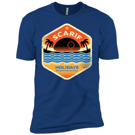 T-Shirts Royal / YXS Sun Sea & Space Stations Boys Premium T-Shirt