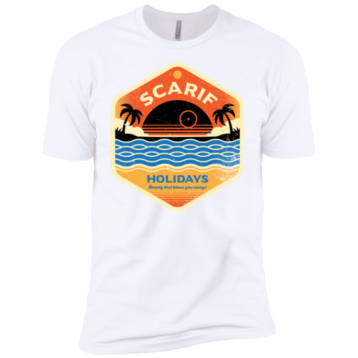 T-Shirts White / YXS Sun Sea & Space Stations Boys Premium T-Shirt