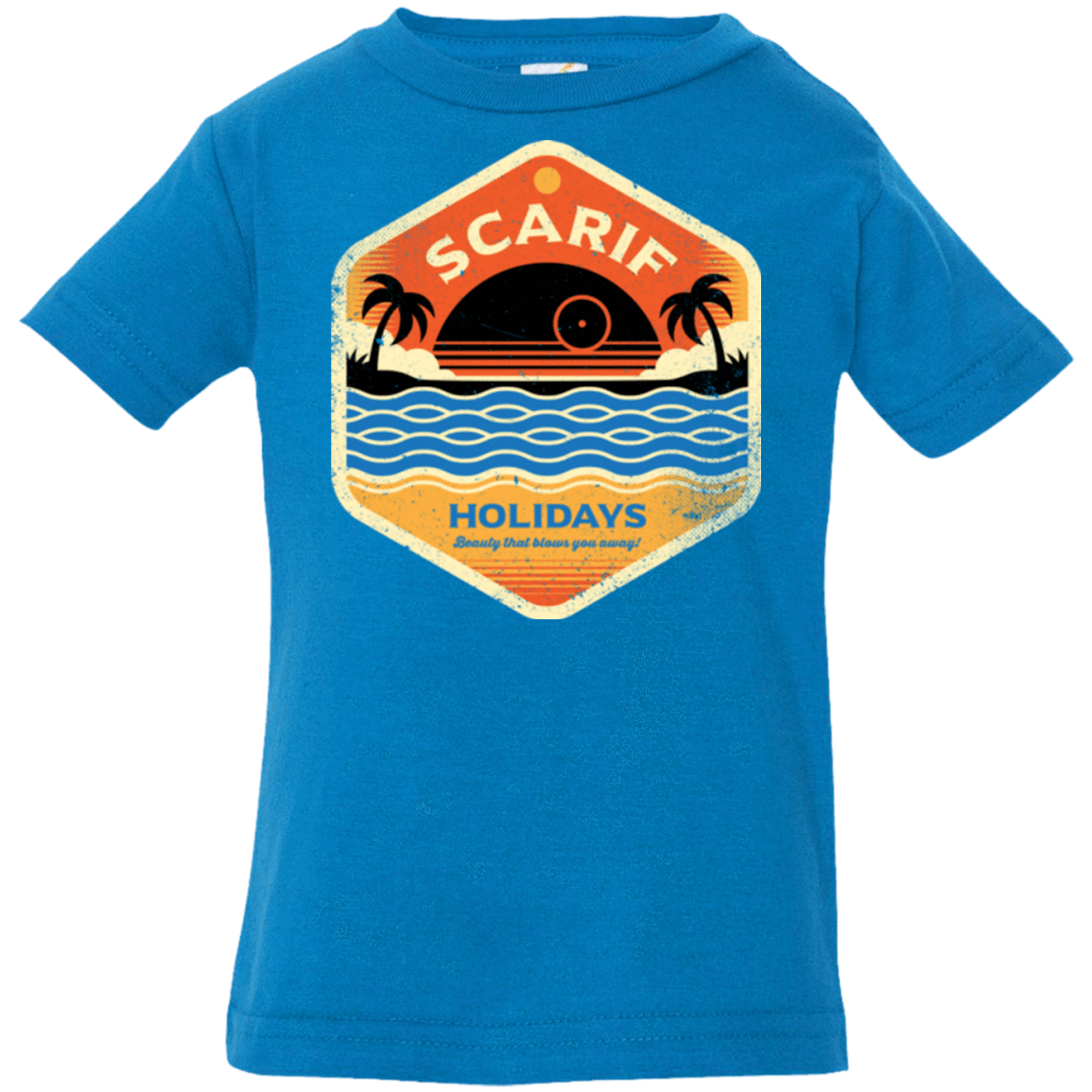 T-Shirts Cobalt / 6 Months Sun Sea & Space Stations Infant PremiumT-Shirt