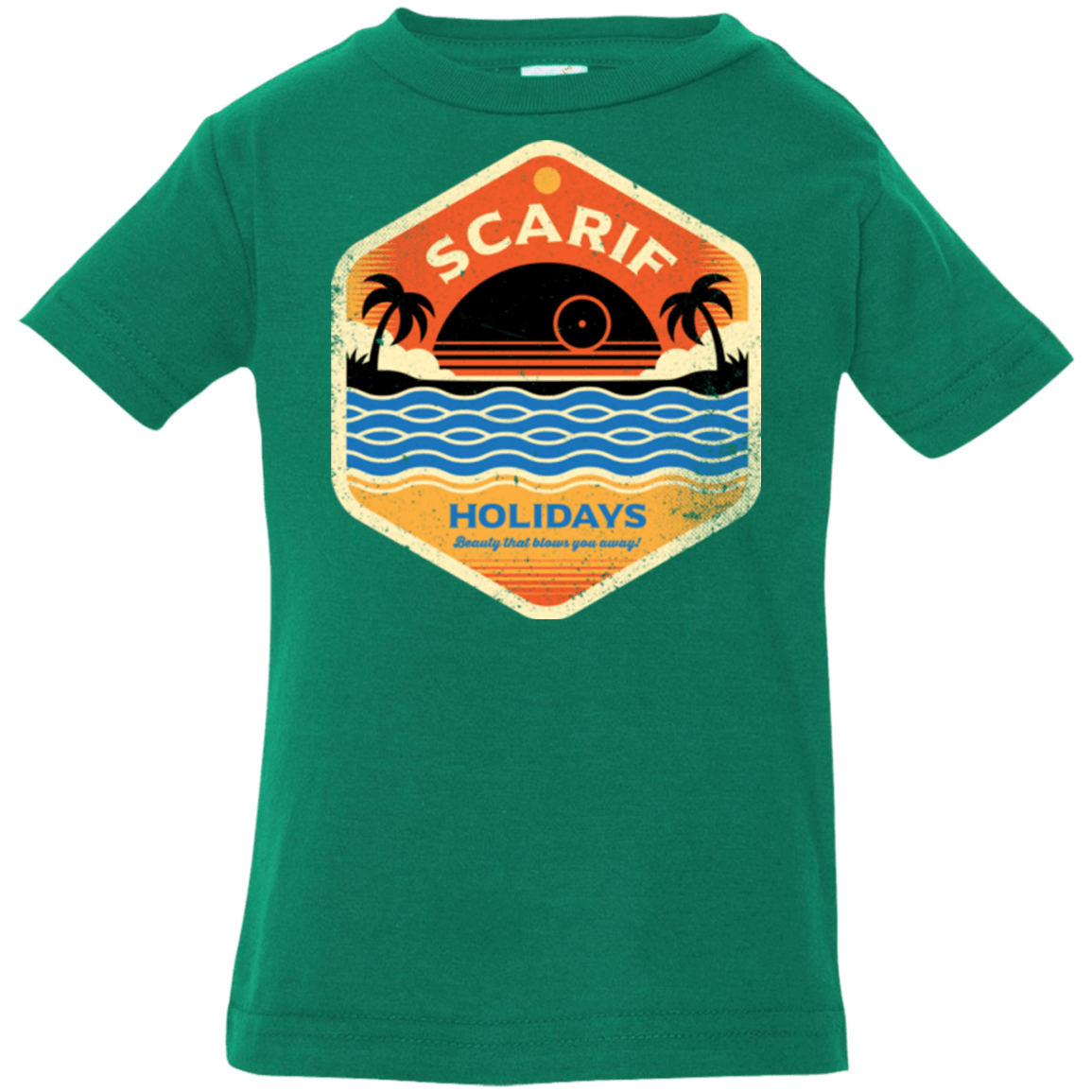 T-Shirts Kelly / 6 Months Sun Sea & Space Stations Infant PremiumT-Shirt