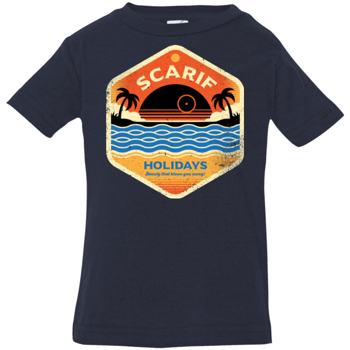 T-Shirts Navy / 6 Months Sun Sea & Space Stations Infant PremiumT-Shirt