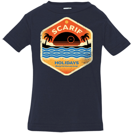 T-Shirts Navy / 6 Months Sun Sea & Space Stations Infant PremiumT-Shirt