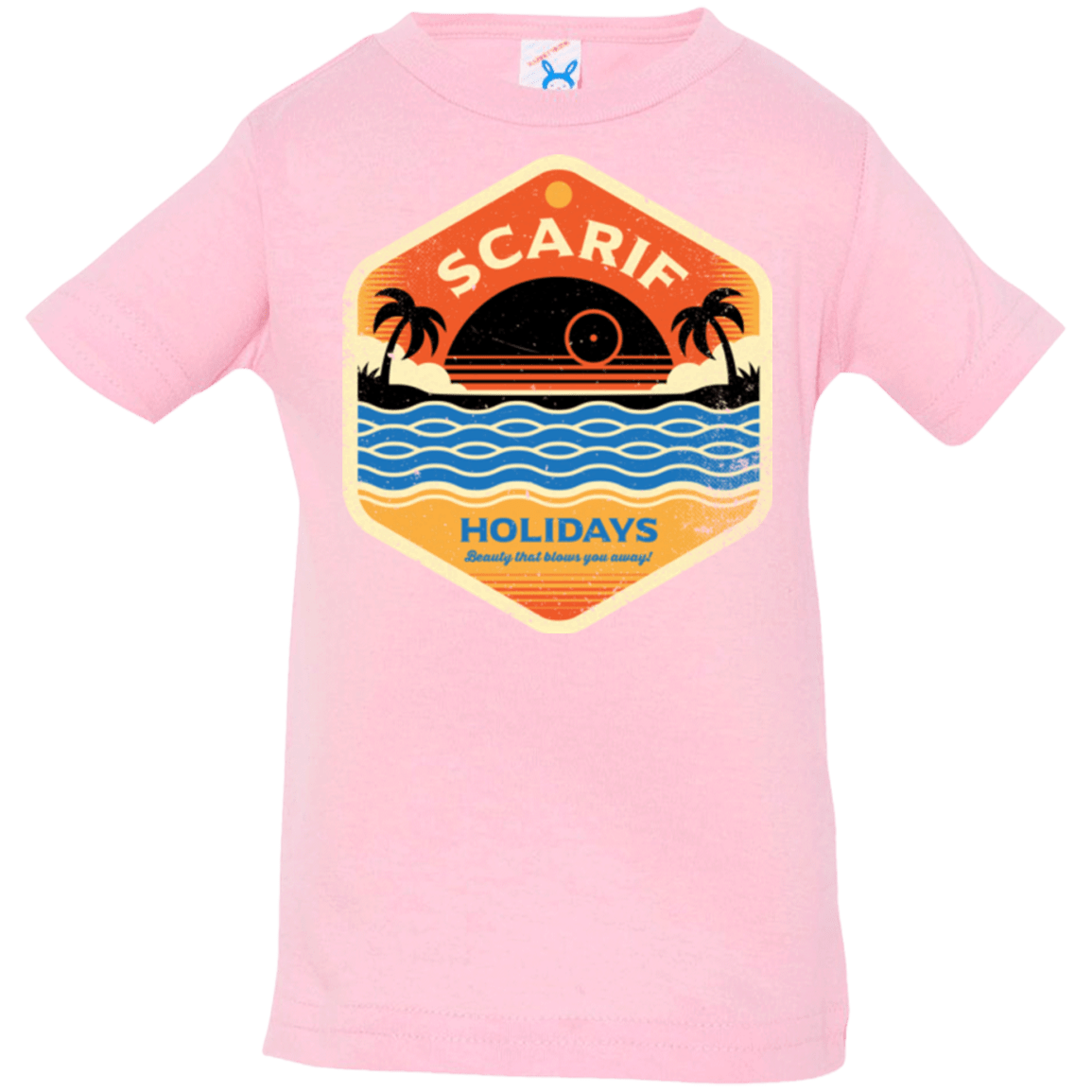 T-Shirts Pink / 6 Months Sun Sea & Space Stations Infant PremiumT-Shirt