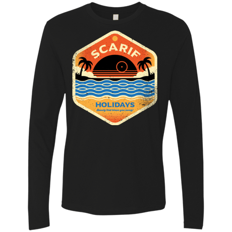 T-Shirts Black / Small Sun Sea & Space Stations Men's Premium Long Sleeve