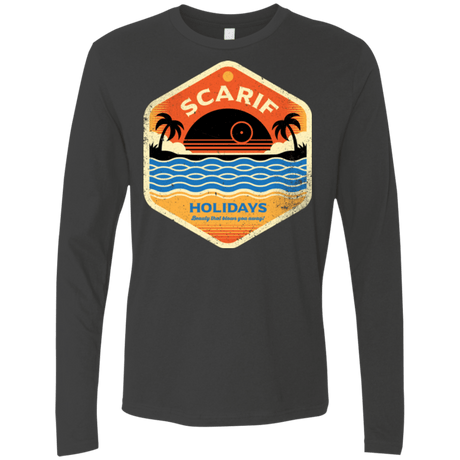 T-Shirts Heavy Metal / Small Sun Sea & Space Stations Men's Premium Long Sleeve