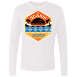 T-Shirts White / Small Sun Sea & Space Stations Men's Premium Long Sleeve