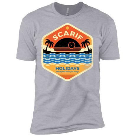 T-Shirts Heather Grey / X-Small Sun Sea & Space Stations Men's Premium T-Shirt