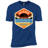 T-Shirts Royal / X-Small Sun Sea & Space Stations Men's Premium T-Shirt