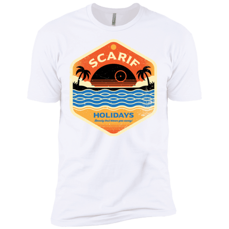 T-Shirts White / X-Small Sun Sea & Space Stations Men's Premium T-Shirt