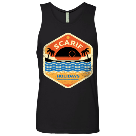T-Shirts Black / Small Sun Sea & Space Stations Men's Premium Tank Top