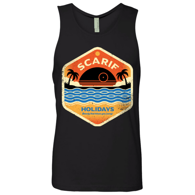 T-Shirts Black / Small Sun Sea & Space Stations Men's Premium Tank Top