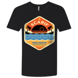 T-Shirts Black / X-Small Sun Sea & Space Stations Men's Premium V-Neck