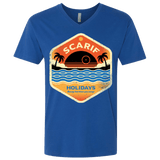 T-Shirts Royal / X-Small Sun Sea & Space Stations Men's Premium V-Neck
