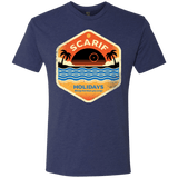 T-Shirts Vintage Navy / Small Sun Sea & Space Stations Men's Triblend T-Shirt