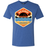 T-Shirts Vintage Royal / Small Sun Sea & Space Stations Men's Triblend T-Shirt