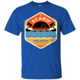 T-Shirts Royal / Small Sun Sea & Space Stations T-Shirt