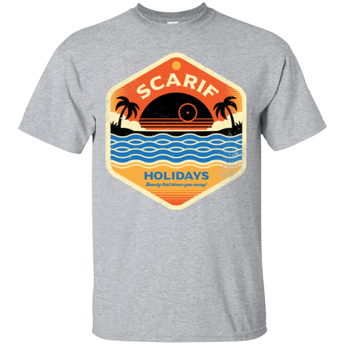 T-Shirts Sport Grey / Small Sun Sea & Space Stations T-Shirt