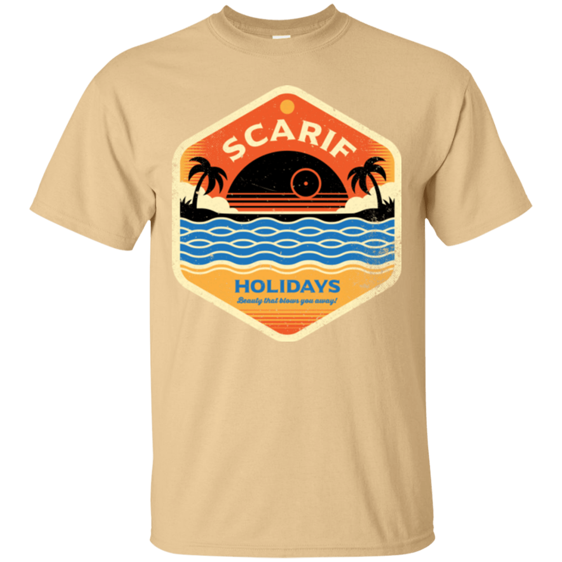 T-Shirts Vegas Gold / Small Sun Sea & Space Stations T-Shirt
