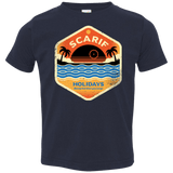 T-Shirts Navy / 2T Sun Sea & Space Stations Toddler Premium T-Shirt