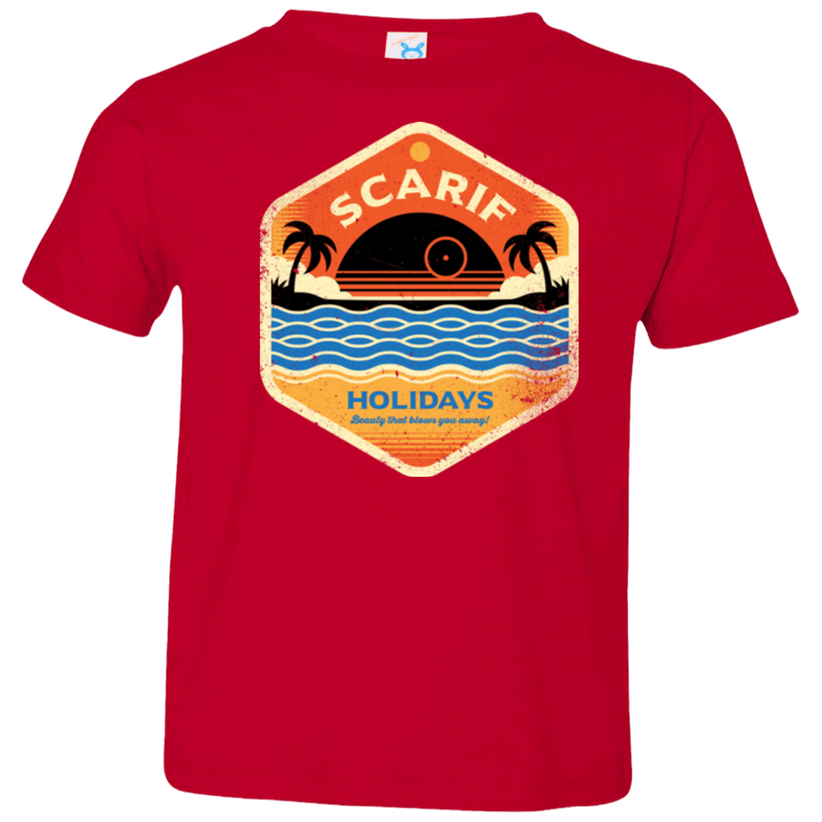 T-Shirts Red / 2T Sun Sea & Space Stations Toddler Premium T-Shirt