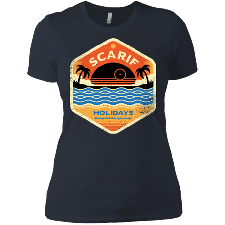 T-Shirts Indigo / X-Small Sun Sea & Space Stations Women's Premium T-Shirt