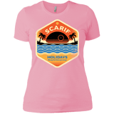 T-Shirts Light Pink / X-Small Sun Sea & Space Stations Women's Premium T-Shirt