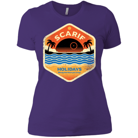 T-Shirts Purple / X-Small Sun Sea & Space Stations Women's Premium T-Shirt