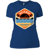 T-Shirts Royal / X-Small Sun Sea & Space Stations Women's Premium T-Shirt