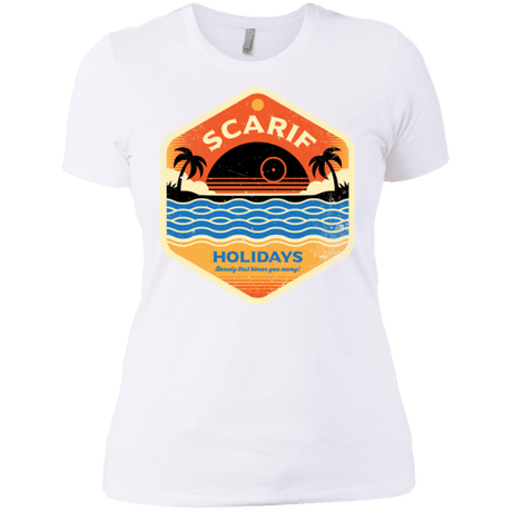 T-Shirts White / X-Small Sun Sea & Space Stations Women's Premium T-Shirt