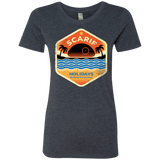 T-Shirts Vintage Navy / Small Sun Sea & Space Stations Women's Triblend T-Shirt