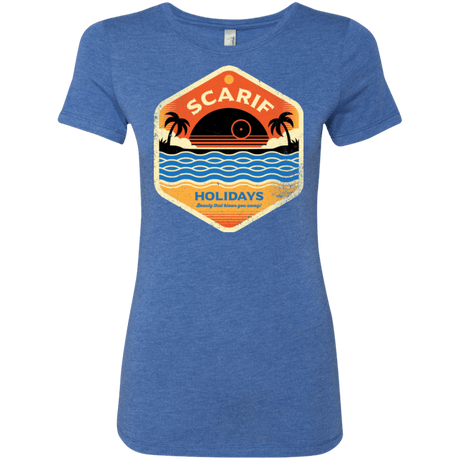 T-Shirts Vintage Royal / Small Sun Sea & Space Stations Women's Triblend T-Shirt