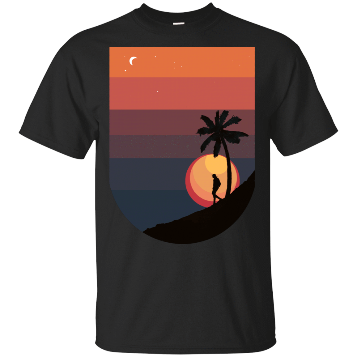 T-Shirts Black / S Sun T-Shirt