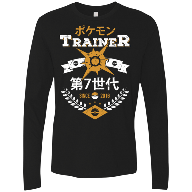 T-Shirts Black / Small Sun Trainer Men's Premium Long Sleeve