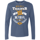 T-Shirts Indigo / Small Sun Trainer Men's Premium Long Sleeve