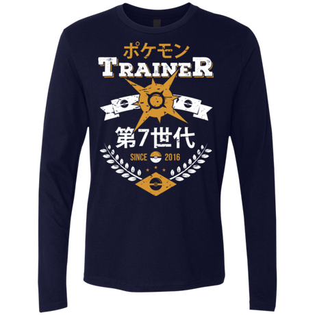 T-Shirts Midnight Navy / Small Sun Trainer Men's Premium Long Sleeve