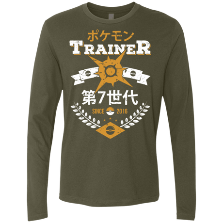 T-Shirts Military Green / Small Sun Trainer Men's Premium Long Sleeve