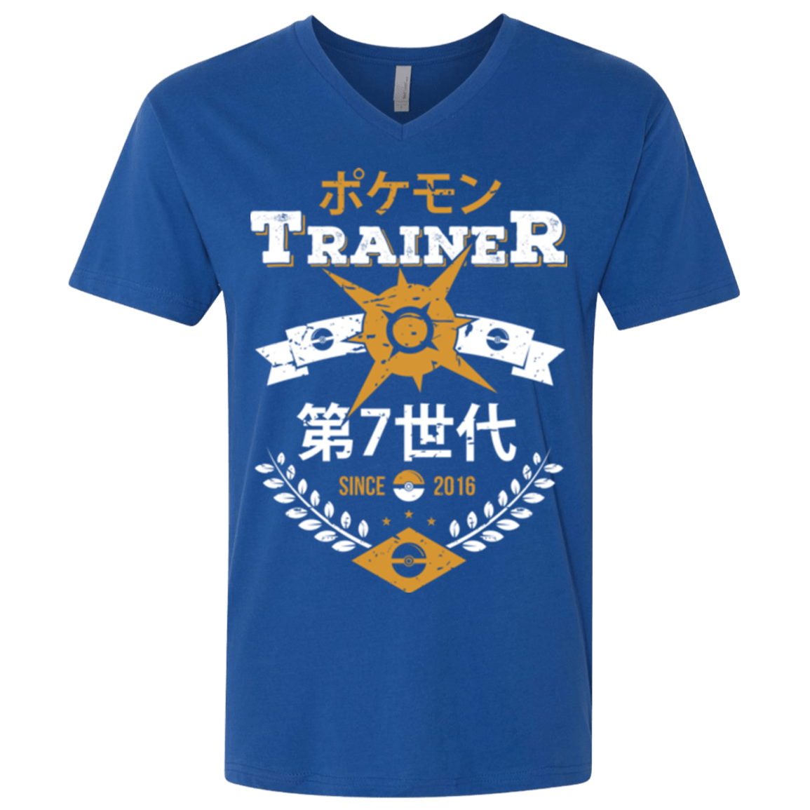 T-Shirts Royal / X-Small Sun Trainer Men's Premium V-Neck