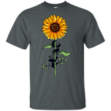 T-Shirts Dark Heather / S Sunflower Panda T-Shirt