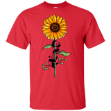 T-Shirts Red / S Sunflower Panda T-Shirt