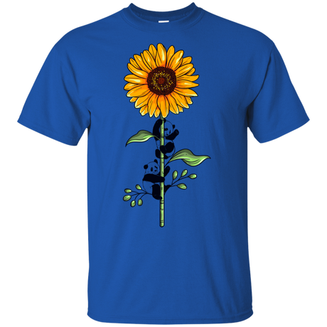 T-Shirts Royal / S Sunflower Panda T-Shirt